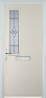 Mid Square (off set) Finesse Composite Front Door in Cream