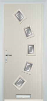 5 Square Curved Enfield Timber Solid Core Door in Cream