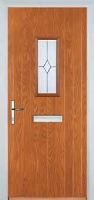1 Square Classic Timber Solid Core Door in Oak