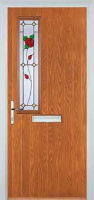 Mid Square (off set) English Rose Timber Solid Core Door in Oak