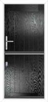 Solid Composite Stable Door in Black