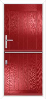 Solid Composite Stable Door in Red