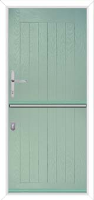 Solid Composite Stable Door in Sage