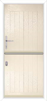 Solid Composite Stable Door in Cream