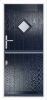 A1 Glazed Composite Stable Door in Dark Blue