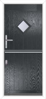 A1 Glazed Composite Stable Door in Anthracite Grey