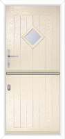 A1 Glazed Composite Stable Door in Cream