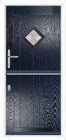 A1 Bullseye Composite Stable Door in Dark Blue