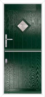 A1 Bullseye Composite Stable Door in Green