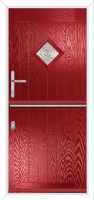 A1 Bullseye Composite Stable Door in Red