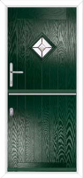 A1 Prism Composite Stable Door in Green