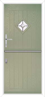 A1 Prism Composite Stable Door in Olive