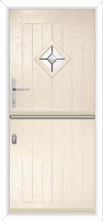 A1 Prism Composite Stable Door in Cream