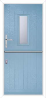 A2 Glazed Composite Stable Door in Dusk