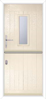 A2 Glazed Composite Stable Door in Cream