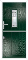 A2 Bienno Composite Stable Door in Green