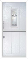 A2 Bienno Composite Stable Door in White