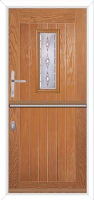 A2 Savona Composite Stable Door in Oakwood