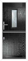 A2 Asti Composite Stable Door in Black