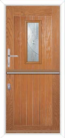 A2 Asti Composite Stable Door in Oakwood