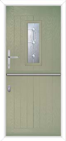 A2 Mezanno Composite Stable Door in Olive