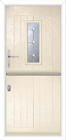 A2 Mezanno Composite Stable Door in Cream