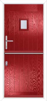 B1 Glazed Composite Stable Door in Red