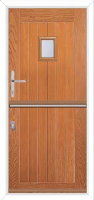 B1 Glazed Composite Stable Door in Oakwood