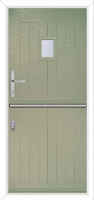 B1 Glazed Composite Stable Door in Olive