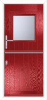 B9 Glazed Composite Stable Door in Red