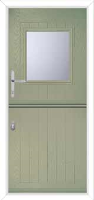 B9 Glazed Composite Stable Door in Olive
