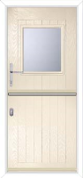 B9 Glazed Composite Stable Door in Cream