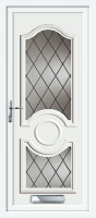 Buckingham Two Diamond Lead UPVC Front Door