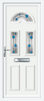 Carter Three Blue Bubbles UPVC Front Door