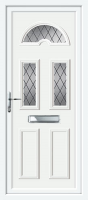 Carter Three Diamond Lead UPVC Front Door