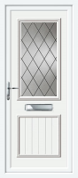 Chester One Diamond Lead UPVC Front Door