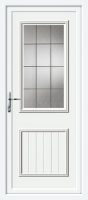 Chester One Square Lead UPVC Back Door