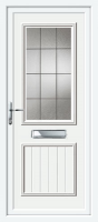 Chester One Square Lead UPVC Front Door