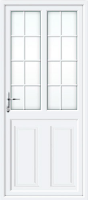 Clinton Half Panel Dual Glazed Georgian Bar UPVC Back Door