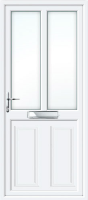 Clinton Half Panel Dual Glazed UPVC Front Door