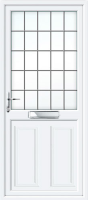 Clinton Half Panel Square Lead UPVC Front Door