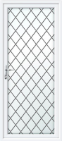 Full Glass Diamond Lead UPVC Back Door