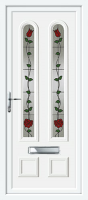 Grant Two Classic Climbing Rose UPVC Front Door