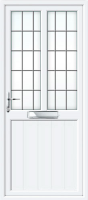 Groove Half Panel Dual Glazed Square Lead UPVC Front Door