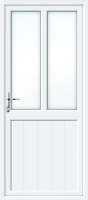 Groove Half Panel Dual Glazed UPVC Back Door