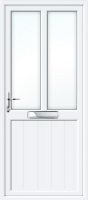 Groove Half Panel Dual Glazed UPVC Front Door