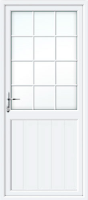 Groove Half Panel Georgian Bar UPVC Back Door