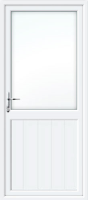 Groove Half Panel UPVC Back Door