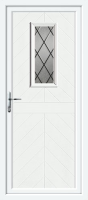 Monroe One Diamond Lead UPVC Back Door