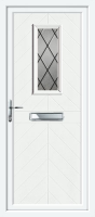 Monroe One Diamond Lead UPVC Front Door